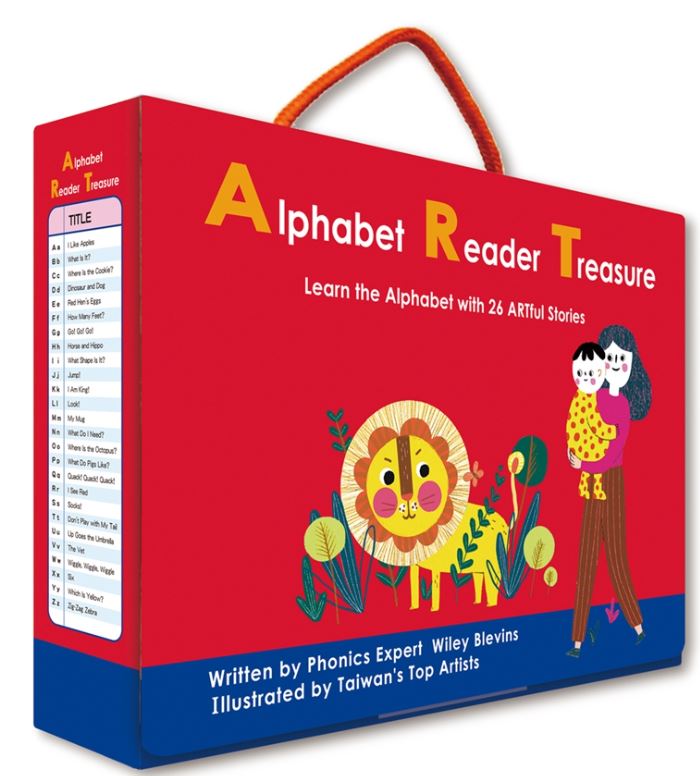 Alphabet Reader Treasure: learn the alphabet with 26 artful stories (26本小書+Qrcode)