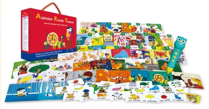 Alphabet Reader Treasure 盒裝共 26本小書+專用點讀筆