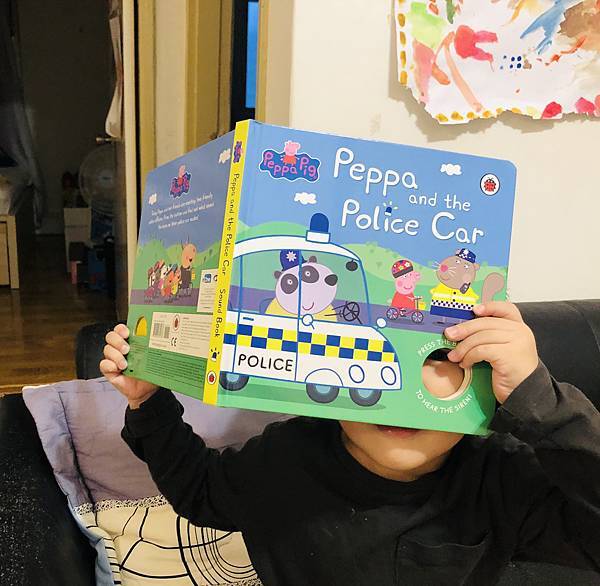 敦煌書局Peppa Pig Police Car Sound Book (硬頁有聲書)